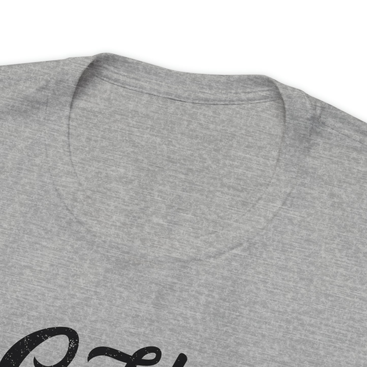 Golden Retrievers Script Unisex Tee, with Distressed Black Print