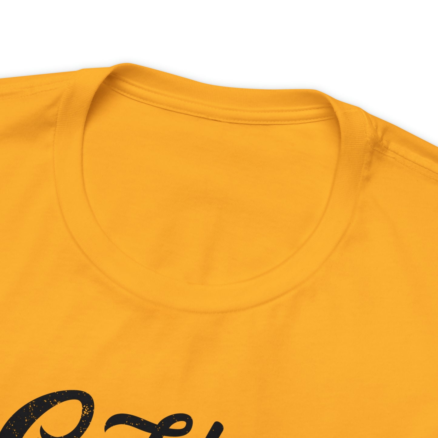 Golden Retrievers Script Unisex Tee, with Distressed Black Print