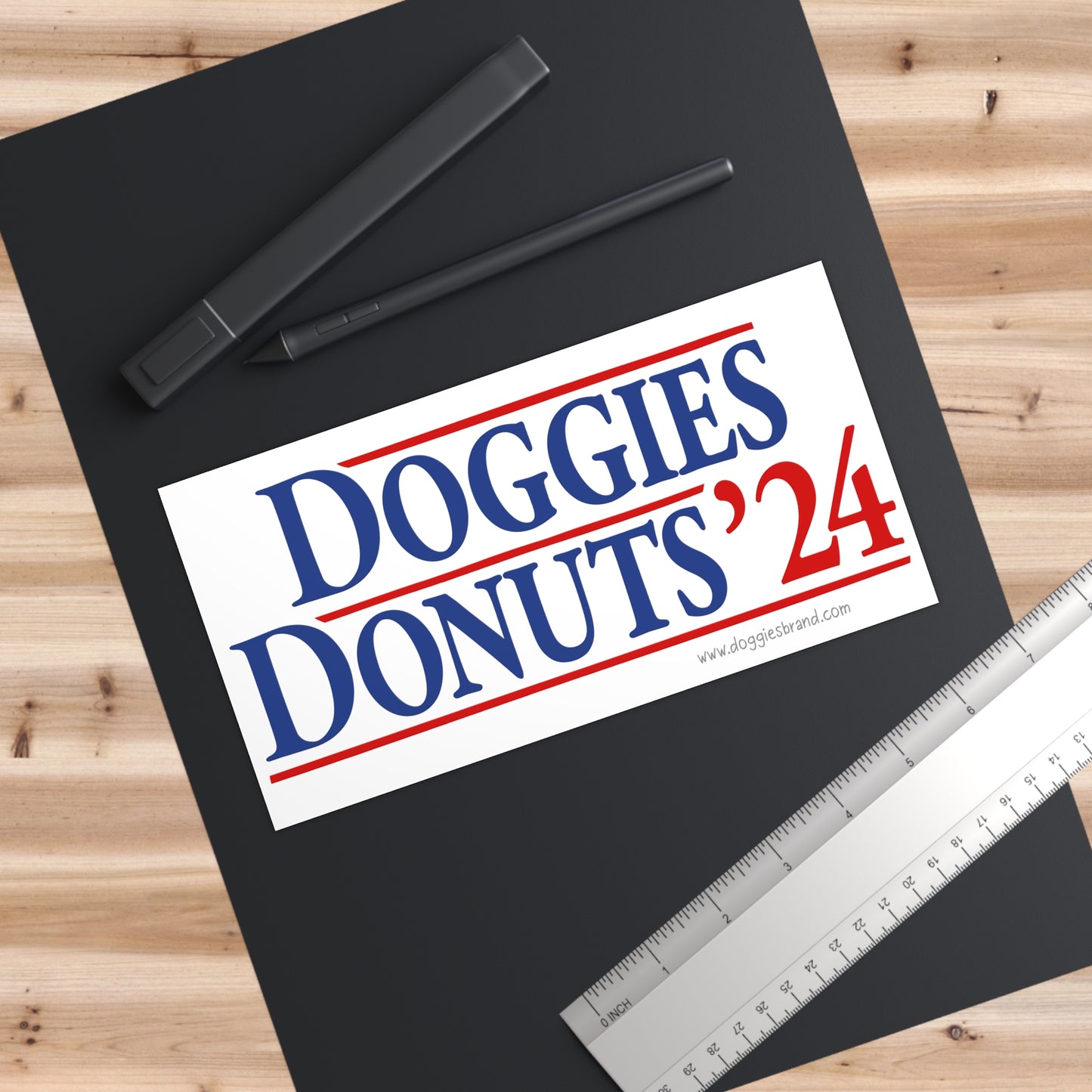 Doggies and Donuts 2024, Bumper Sticker
