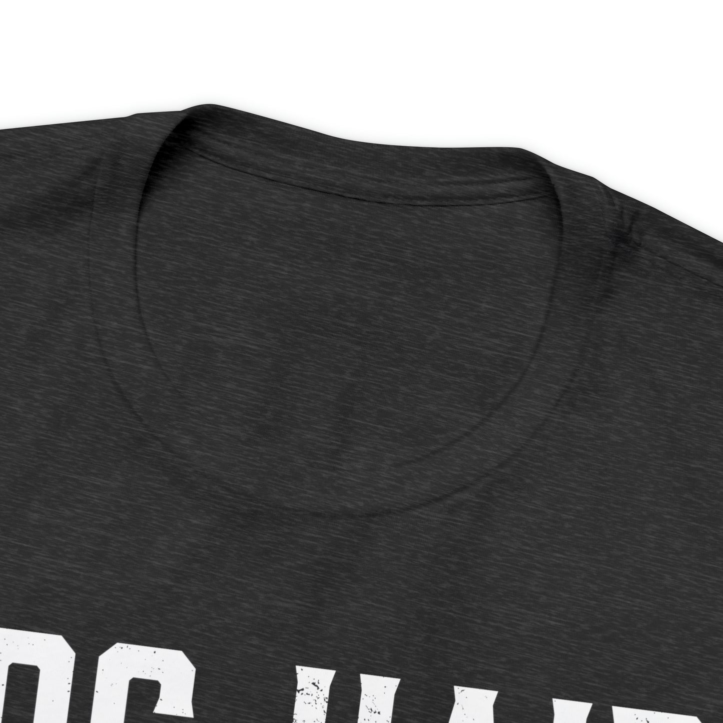 DOG HAIR DON'T CARE, Bella Canvas, Unisex Short Sleeve Tee, Distressed Print