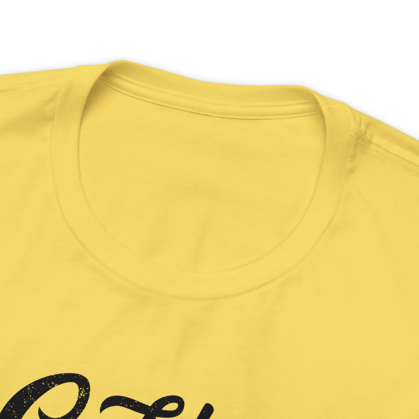 Golden Retrievers Script Unisex Tee, with Distressed Black Print