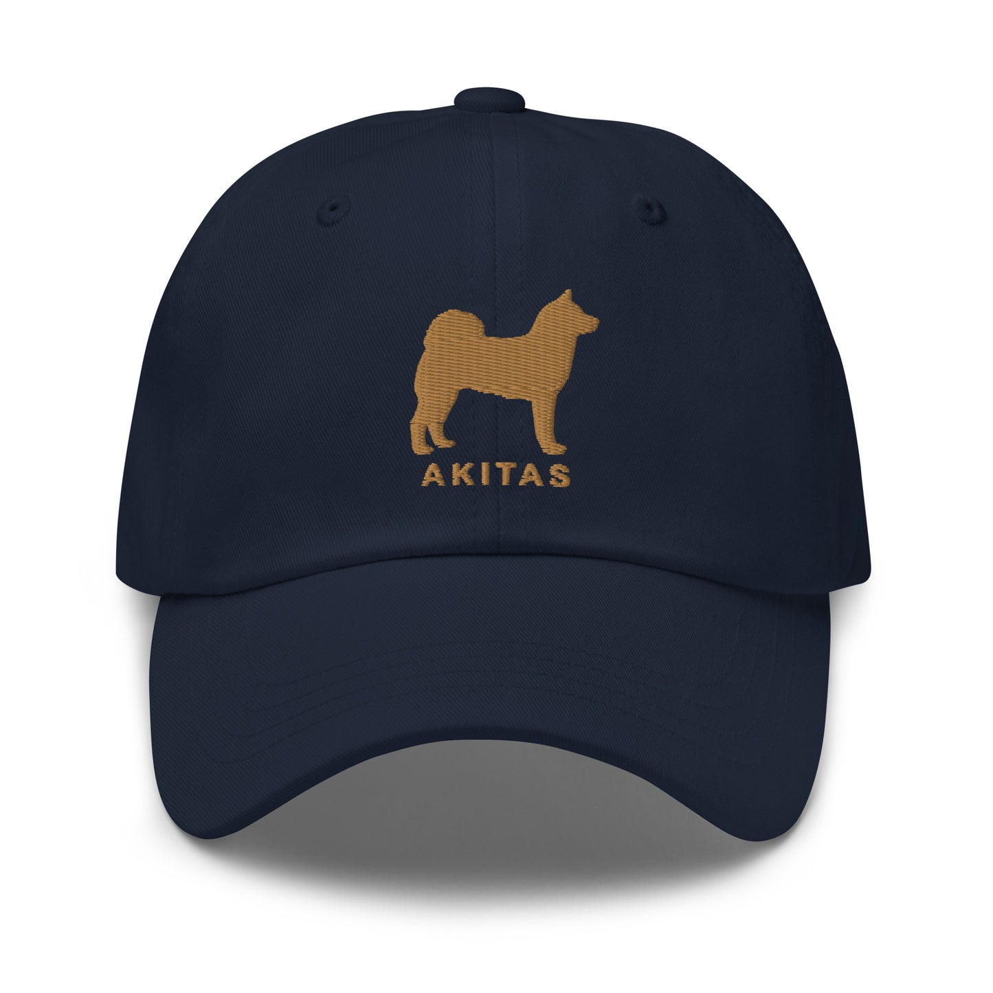 AKITAS Silhouette Dad Hat, Embroidered Print