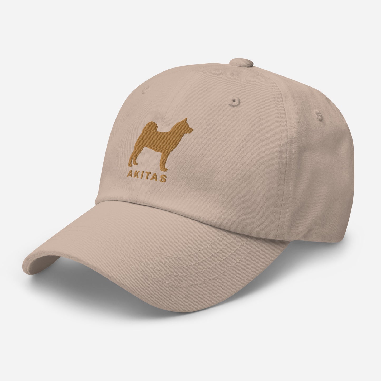 AKITAS Silhouette Dad Hat, Embroidered Print
