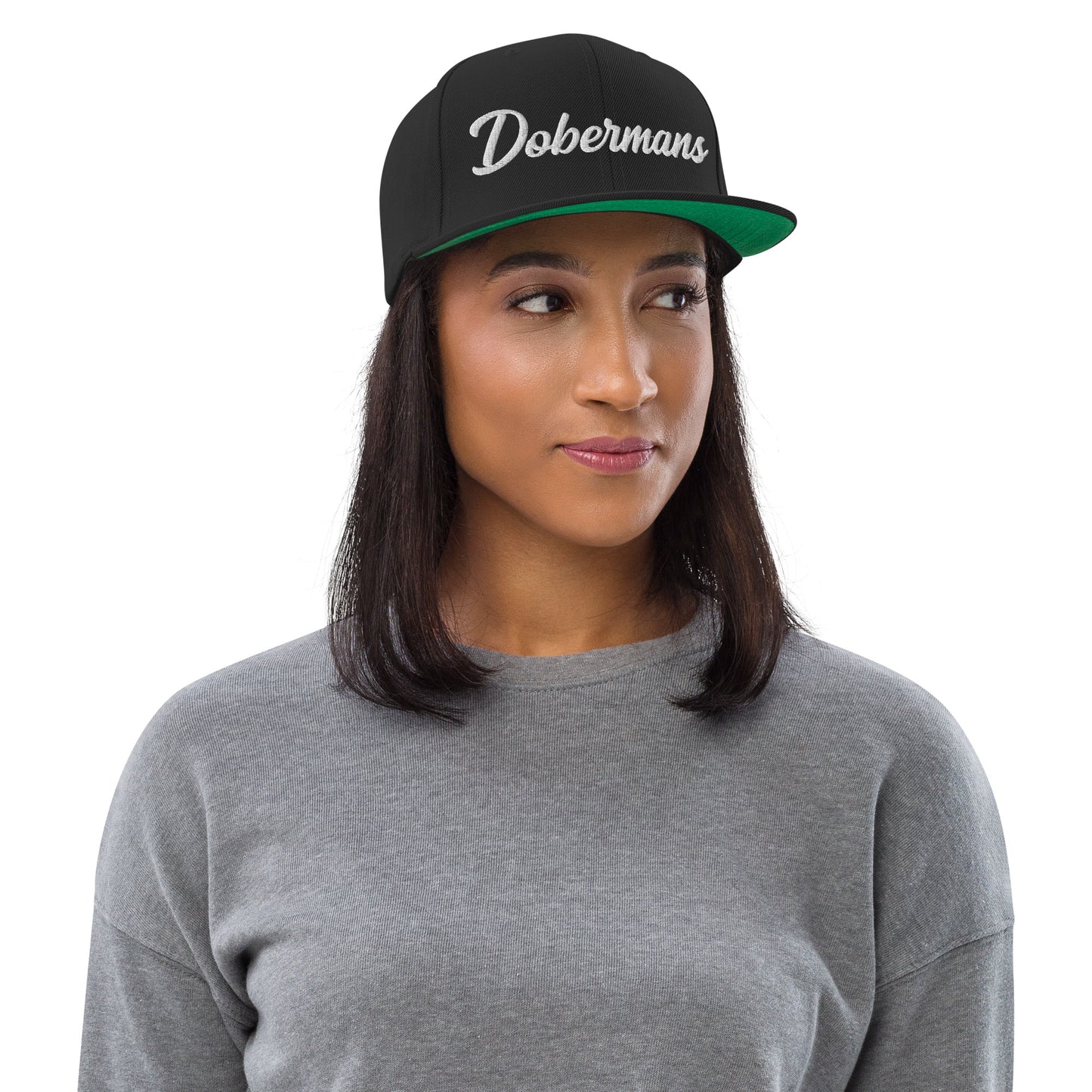 Dobermans Retro Snapback, Embroidered Print