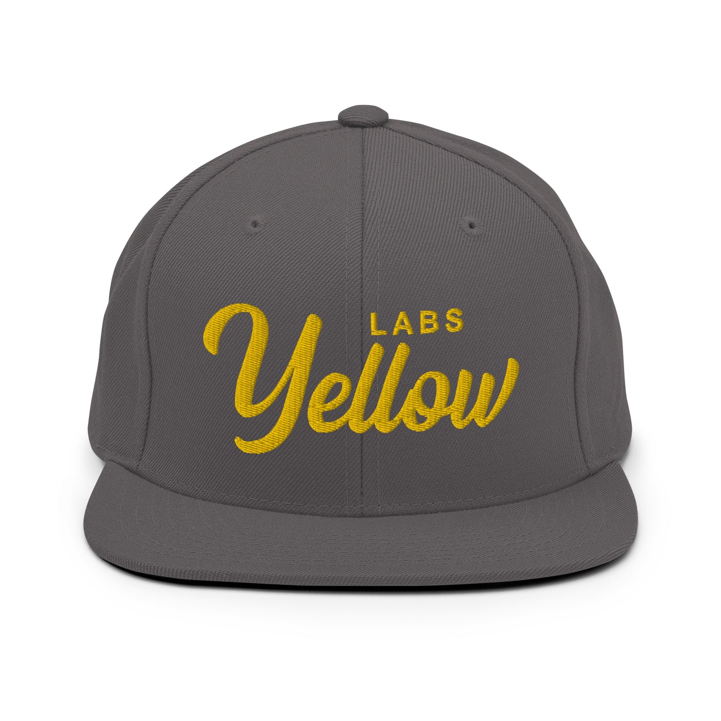 YELLOW Labs Retro Snapback, Embroidered Print