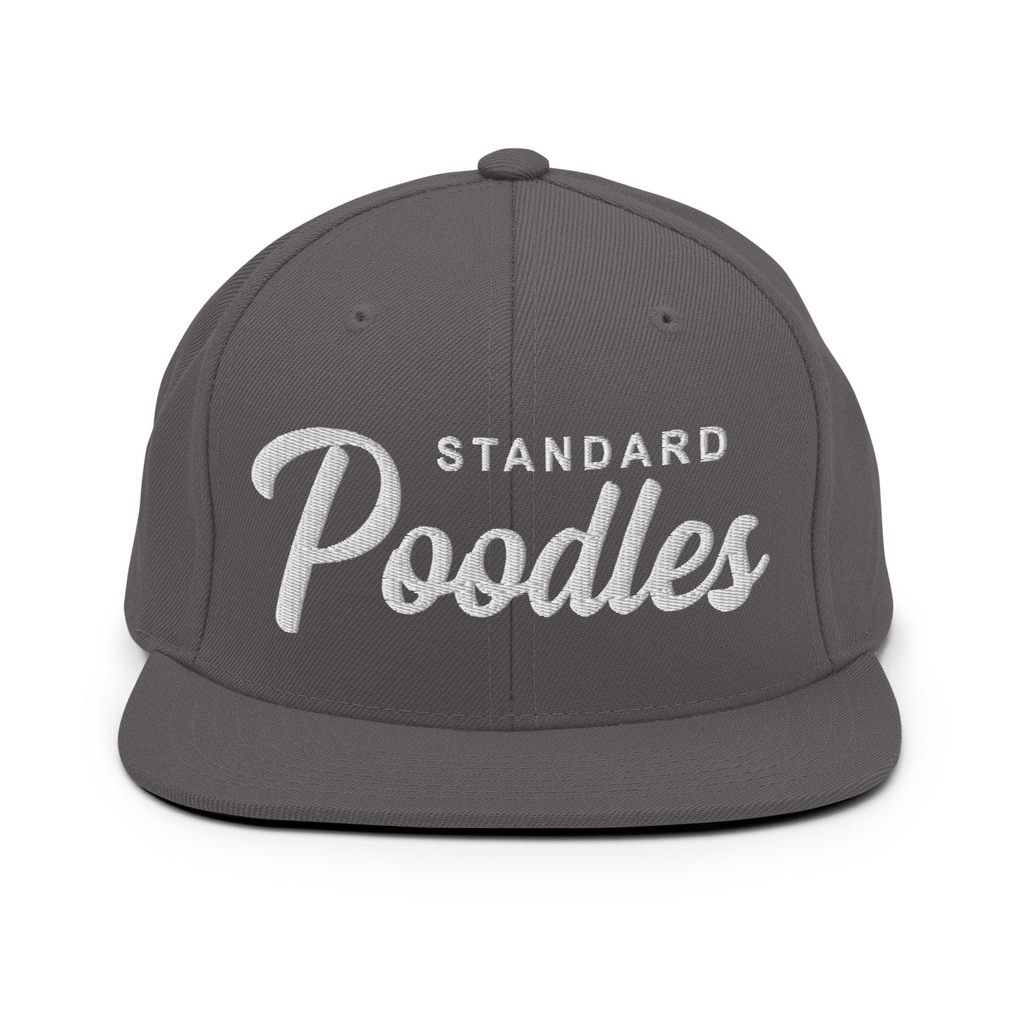 Standard Poodles Retro Snapback, Embroidered Print