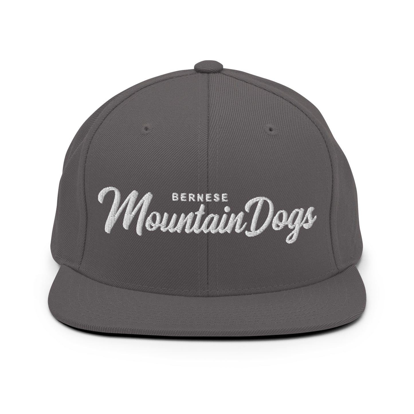 Bernese Mountain Dogs Retro Snapback, Embroidered Print