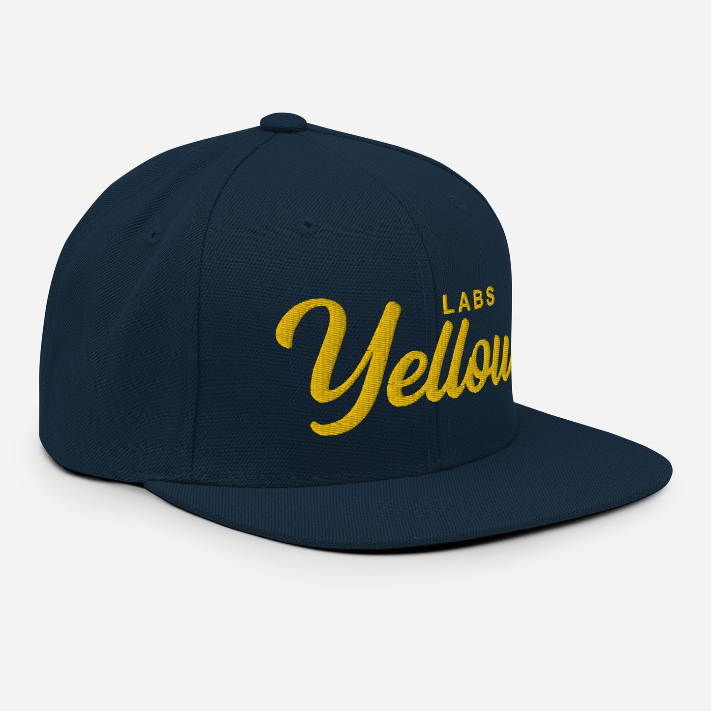 YELLOW Labs Retro Snapback, Embroidered Print