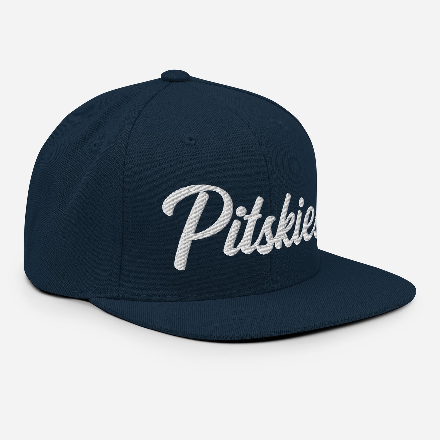 Pitskies (Pitbull Husky Mix) Retro Snapback, Embroidered Print
