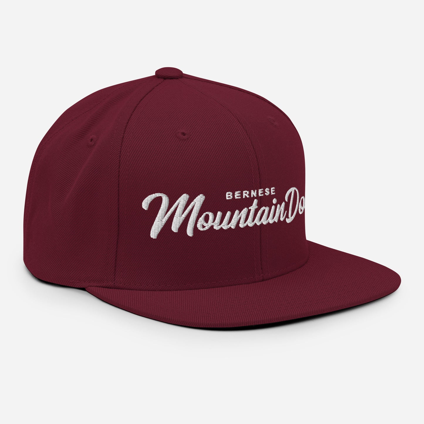 Bernese Mountain Dogs Retro Snapback, Embroidered Print