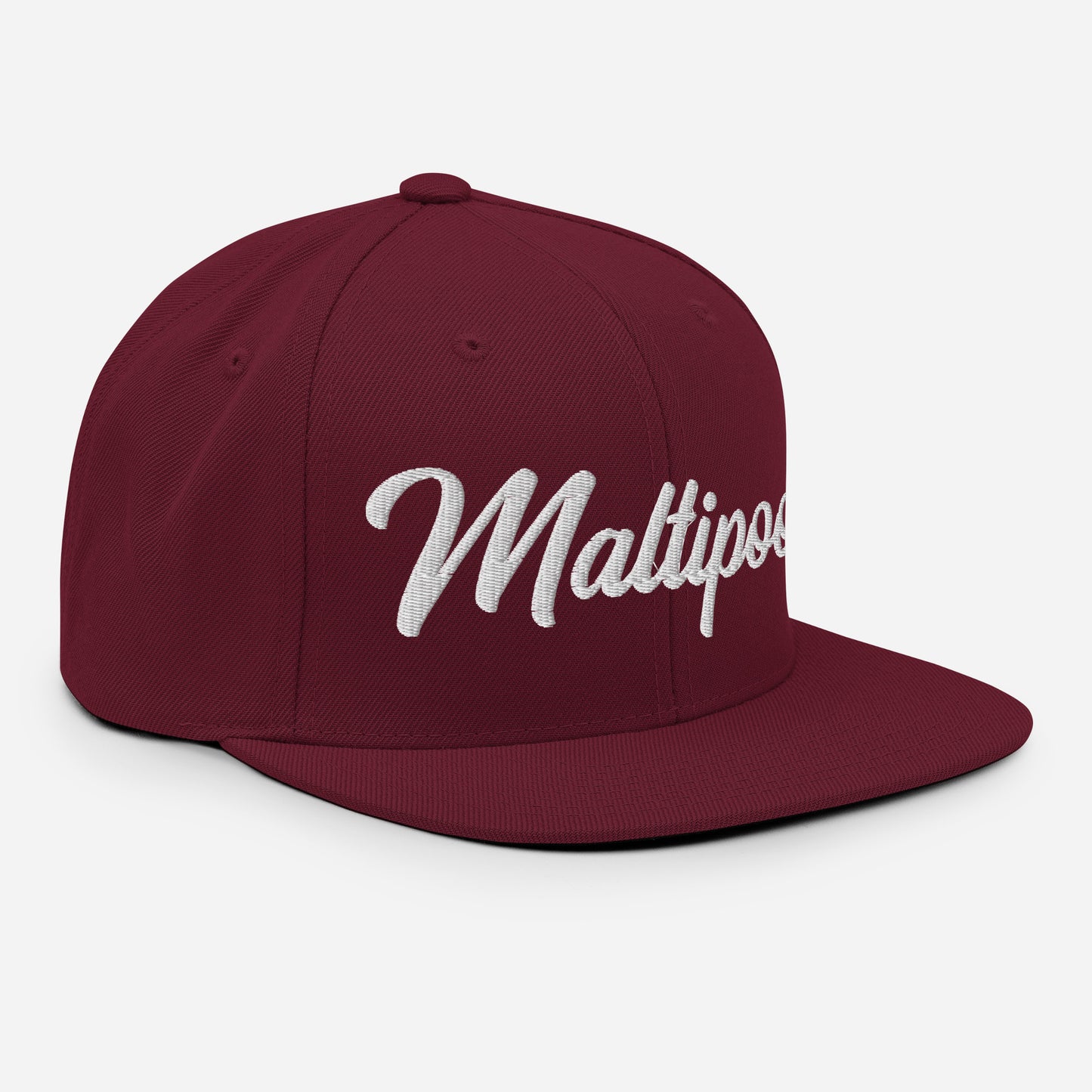 Maltipoos Retro Snapback, Embroidered Print