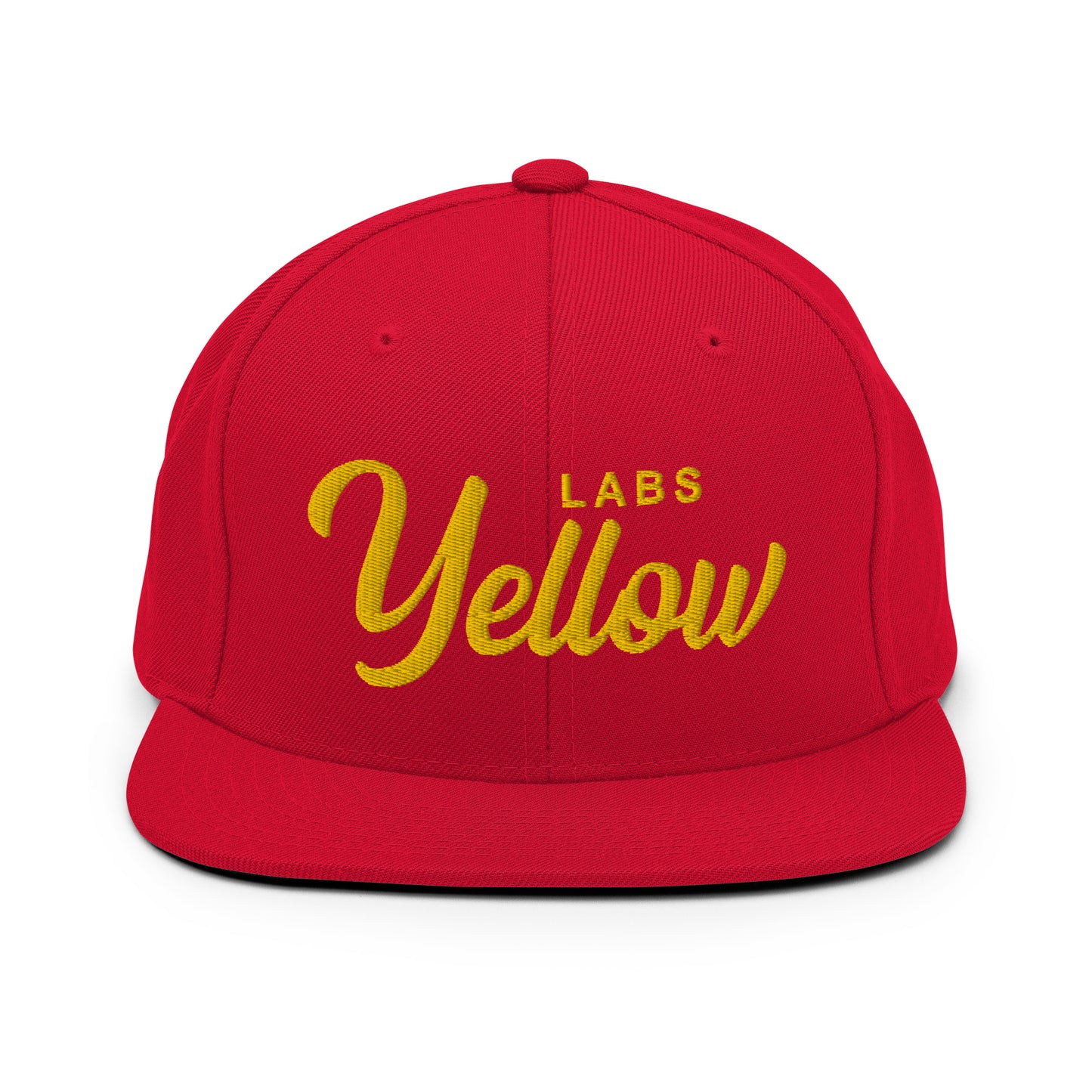 YELLOW Labs Retro Snapback, Embroidered Print