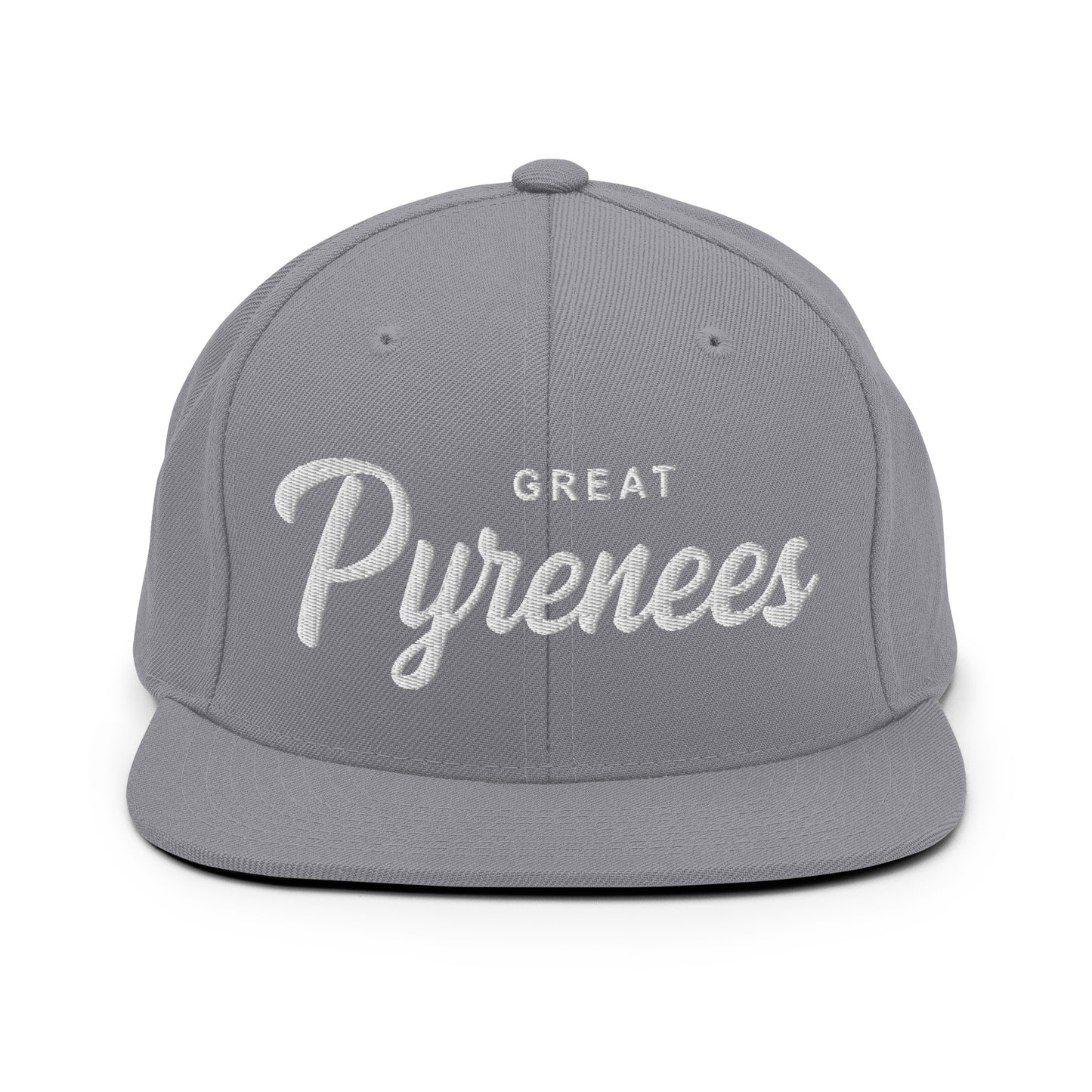 Great Pyrenees Retro Snapback, Embroidered Print