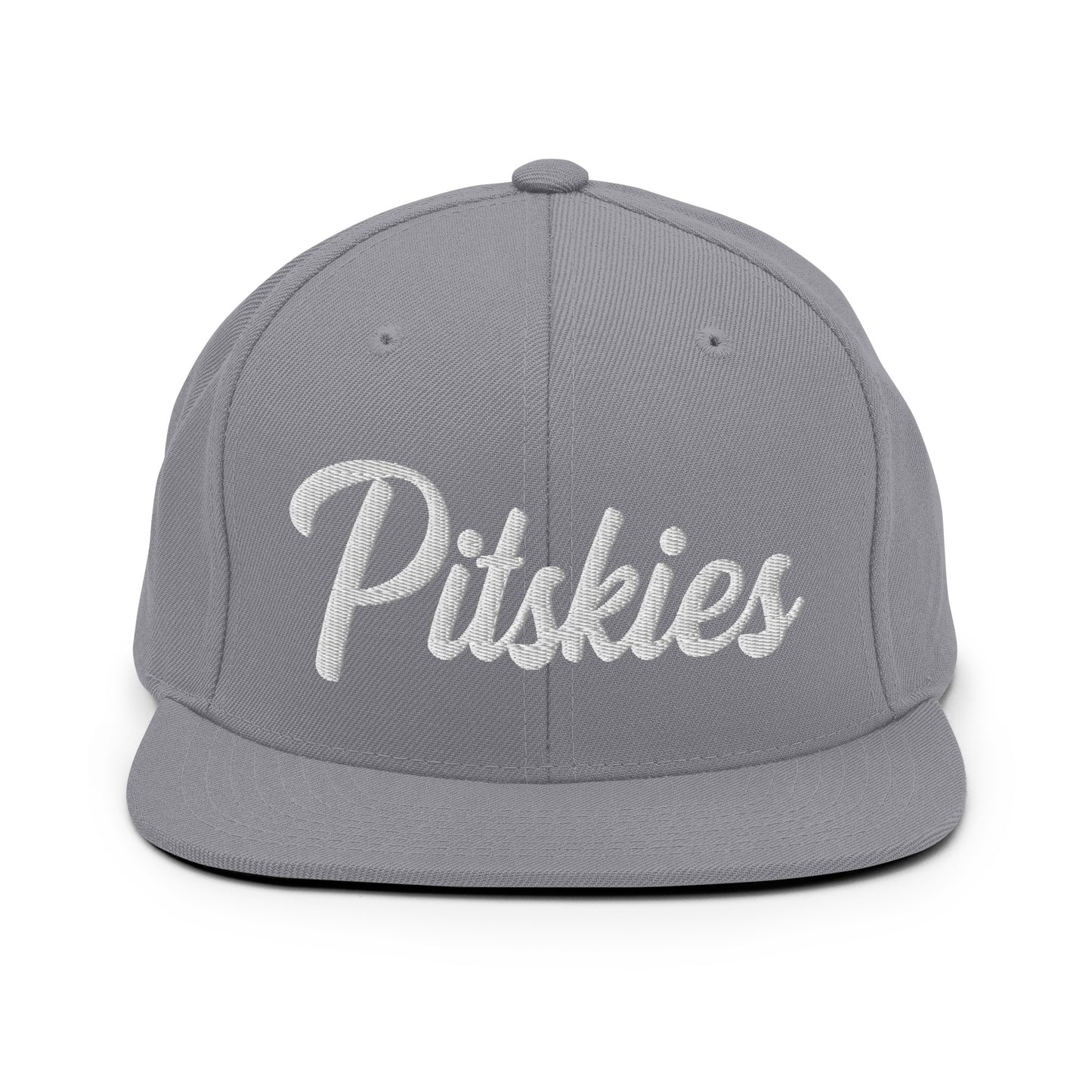 Pitskies (Pitbull Husky Mix) Retro Snapback, Embroidered Print
