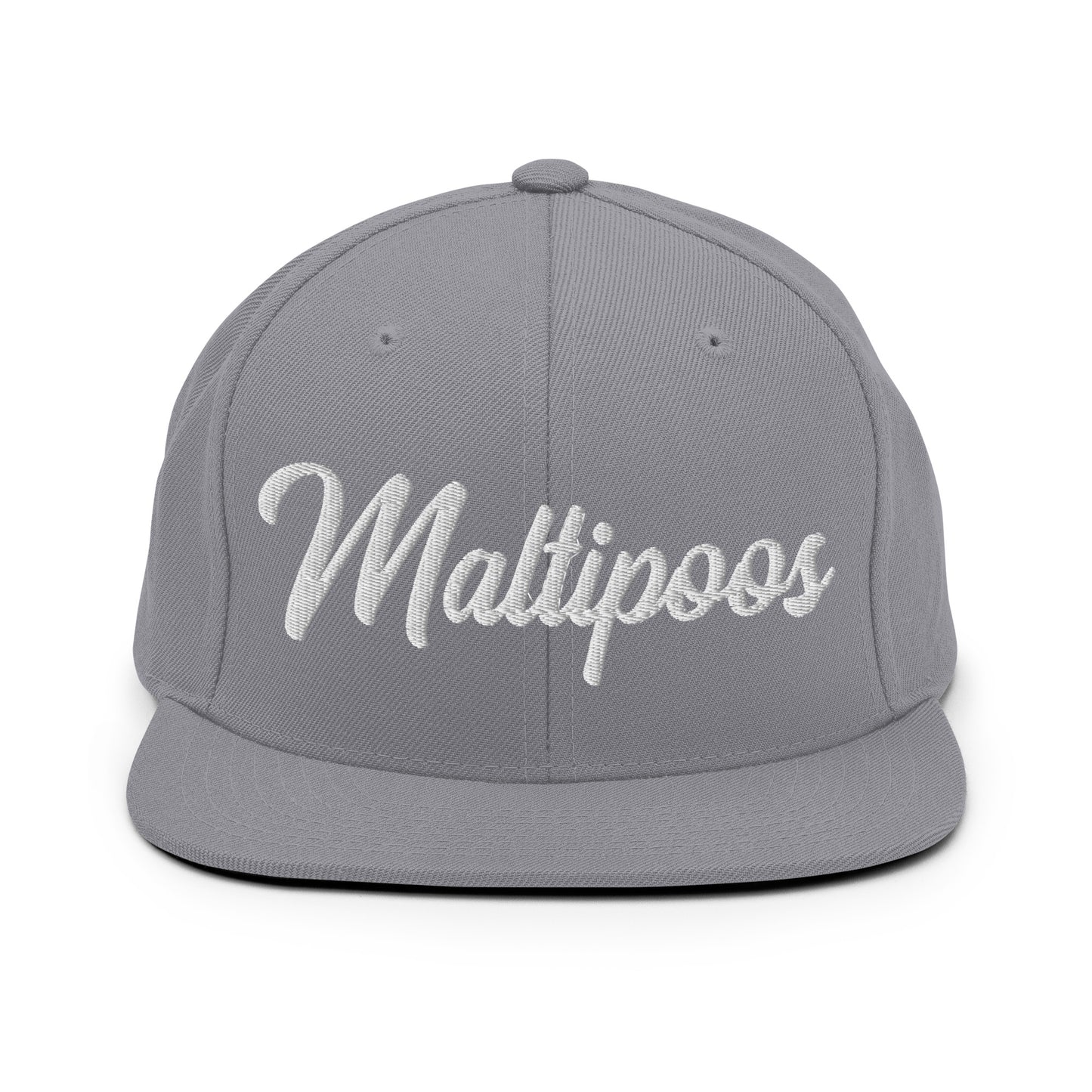 Maltipoos Retro Snapback, Embroidered Print
