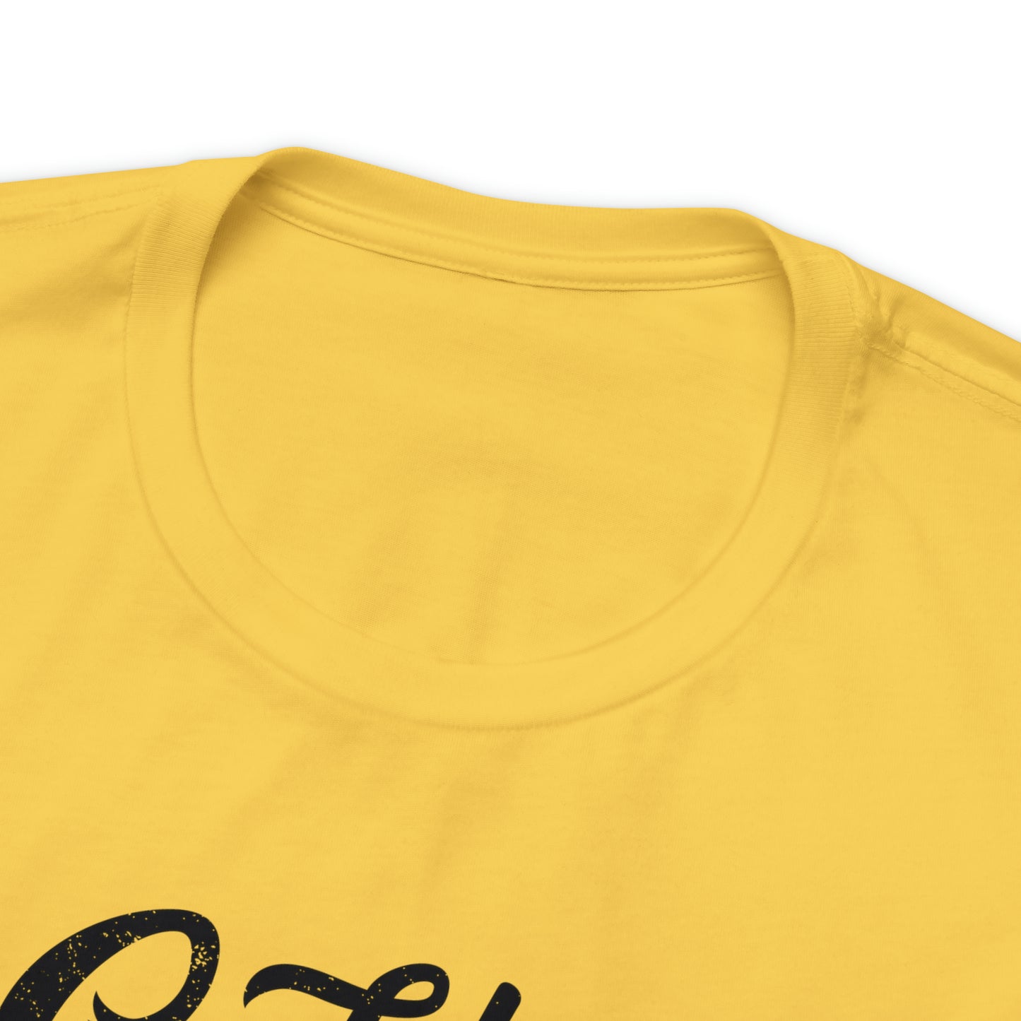Golden Retrievers Script Unisex Tee, with Distressed Black Print