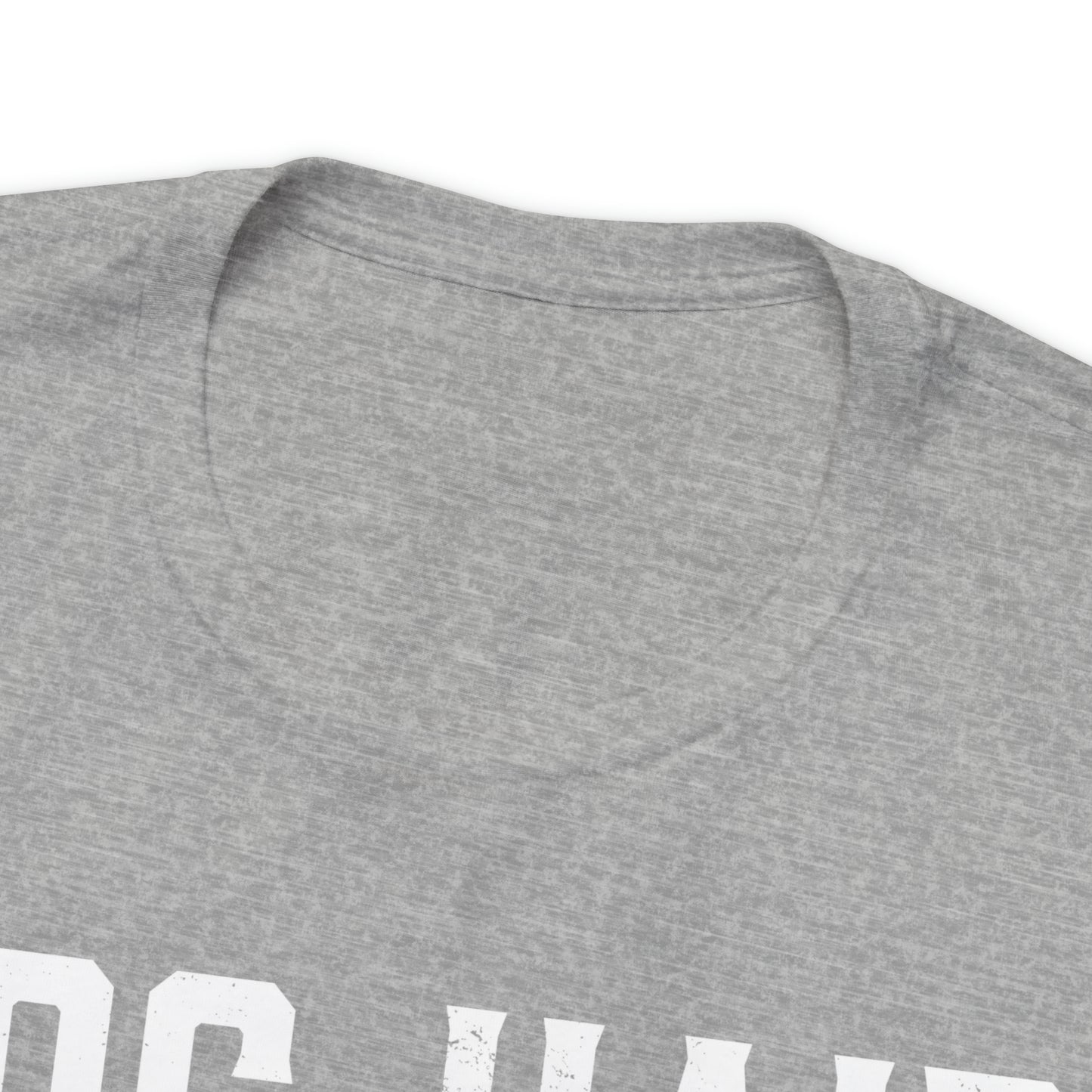 DOG HAIR DON'T CARE, Bella Canvas, Unisex Short Sleeve Tee, Distressed Print