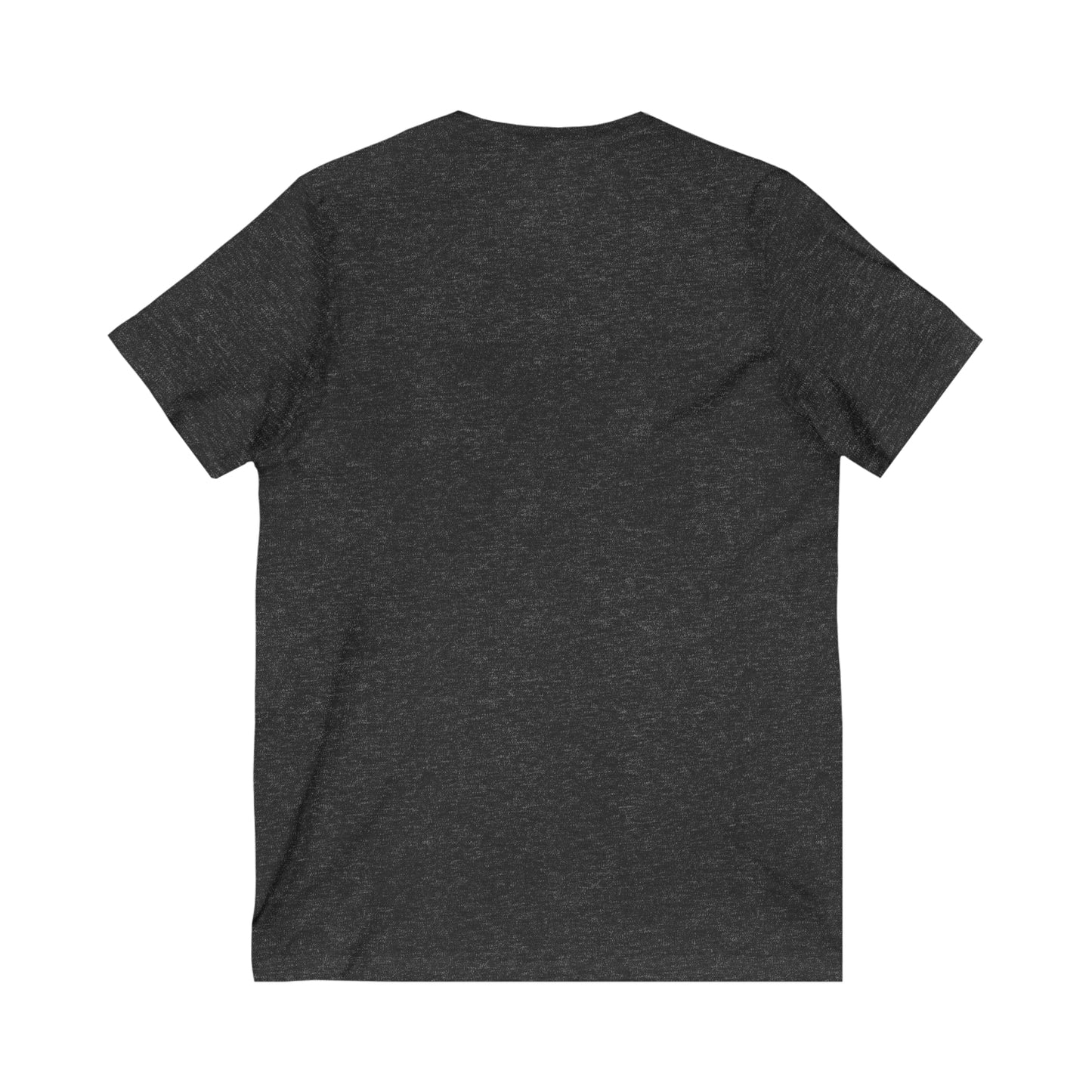 Golden Retrievers Collegiate Unisex V-Neck Tee, with Distressed Gold Print