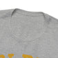 Golden Retrievers Collegiate Unisex Tee, with Distressed Gold Print