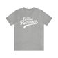 Golden Retrievers Script Unisex Tee, with Distressed White Print