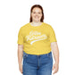 Golden Retrievers Script Unisex Tee, with Distressed White Print