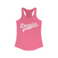 Doggies, Women's Racerback Tank, Distressed