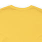 Golden Retrievers Script Unisex Tee, with Distressed Gold Print