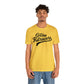 Golden Retrievers Script Unisex Tee, with Distressed Black Print