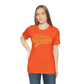 Golden Retrievers Script Unisex Tee, with Distressed Gold Print