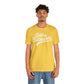Golden Retrievers Script Unisex Tee, with Distressed White Print