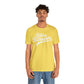 Golden Retrievers Script Unisex Tee, with Distressed White Print