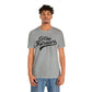 Golden Retrievers Script Unisex Tee, with Distressed Black Print