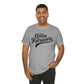 Golden Retrievers Script Unisex Tee, with Distressed Black Print