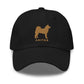 AKITAS Silhouette Dad Hat, Embroidered Print