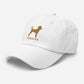 POODLES Silhouette Dad Hat, Embroidered Print