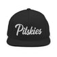 Pitskies (Pitbull Husky Mix) Retro Snapback, Embroidered Print
