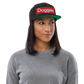 DOGGIES Snapback, Red/White Embroidered Print