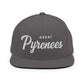 Great Pyrenees Retro Snapback, Embroidered Print