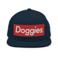 DOGGIES Snapback, Red/White Embroidered Print