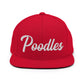 Poodles Retro Snapback, Embroidered Print