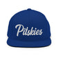 Pitskies (Pitbull Husky Mix) Retro Snapback, Embroidered Print