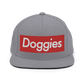 DOGGIES Snapback, Red/White Embroidered Print