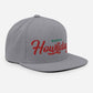 Happy Howlidays (Red) Retro Snapback, Embroidered Print