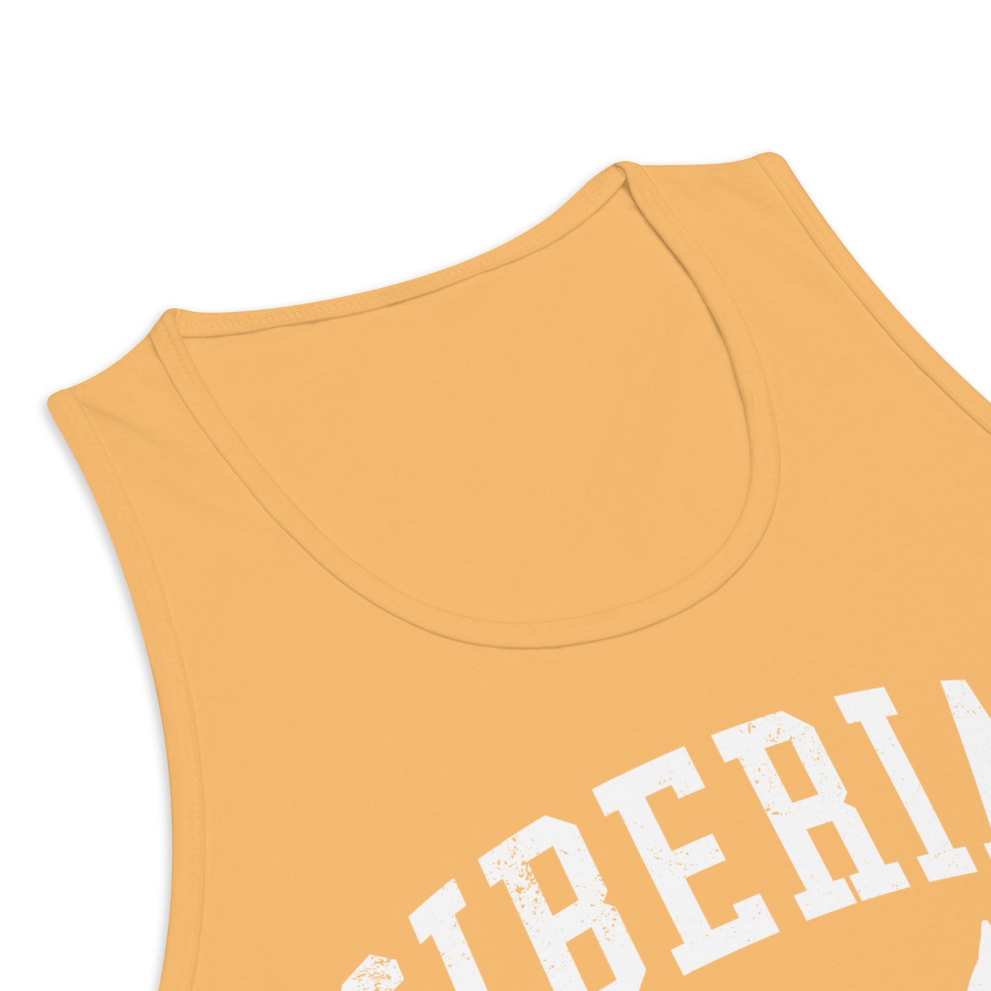 Siberian Huskies Collegiate Men’s Premium Tank Top, with Distressed Print
